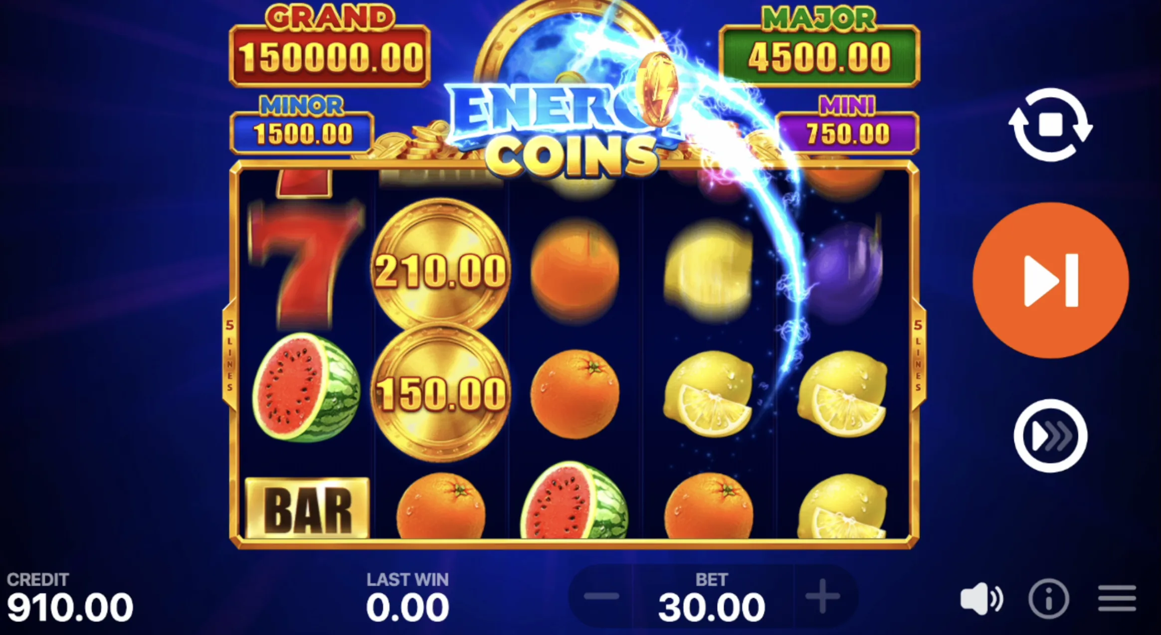 Energy Coins: Hold and Win